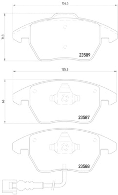Hella Pagid Disc Brake Pad Set 355010581