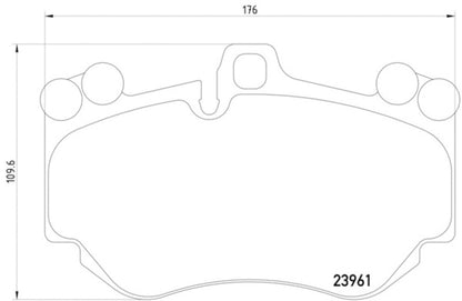 Hella Pagid Disc Brake Pad Set 355011011