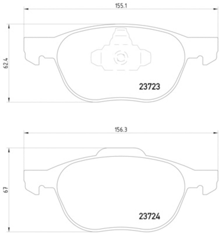 Hella Pagid Disc Brake Pad Set 355011191