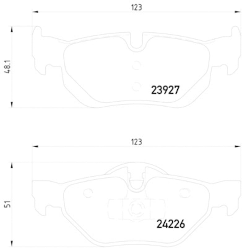 Hella Pagid Disc Brake Pad Set 355011301