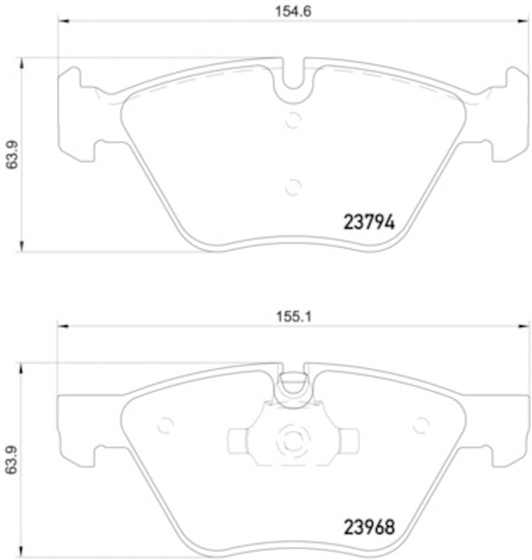 Hella Pagid Disc Brake Pad Set 355011321