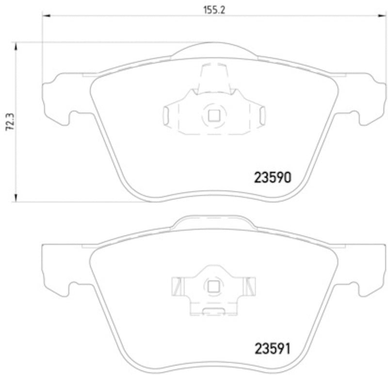 Hella Pagid Disc Brake Pad Set 355011571