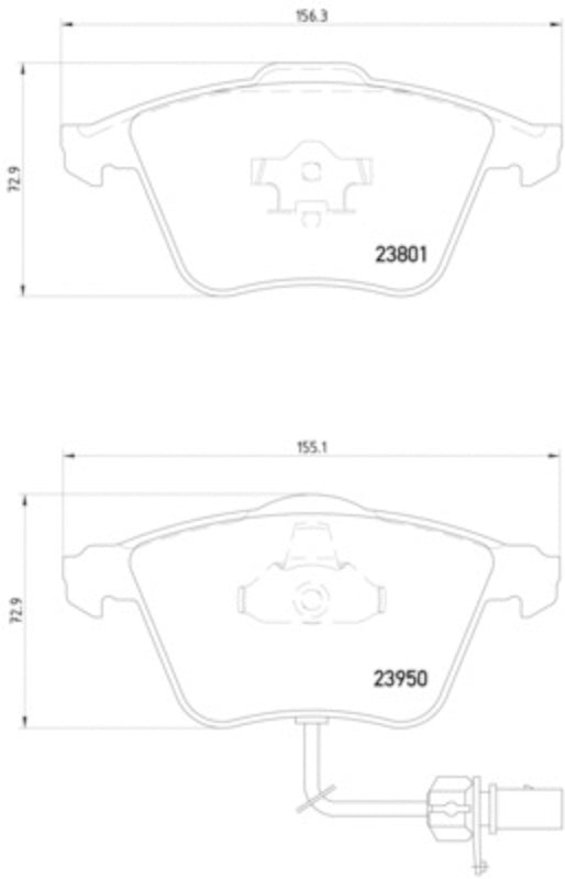 Hella Pagid Disc Brake Pad Set 355011711