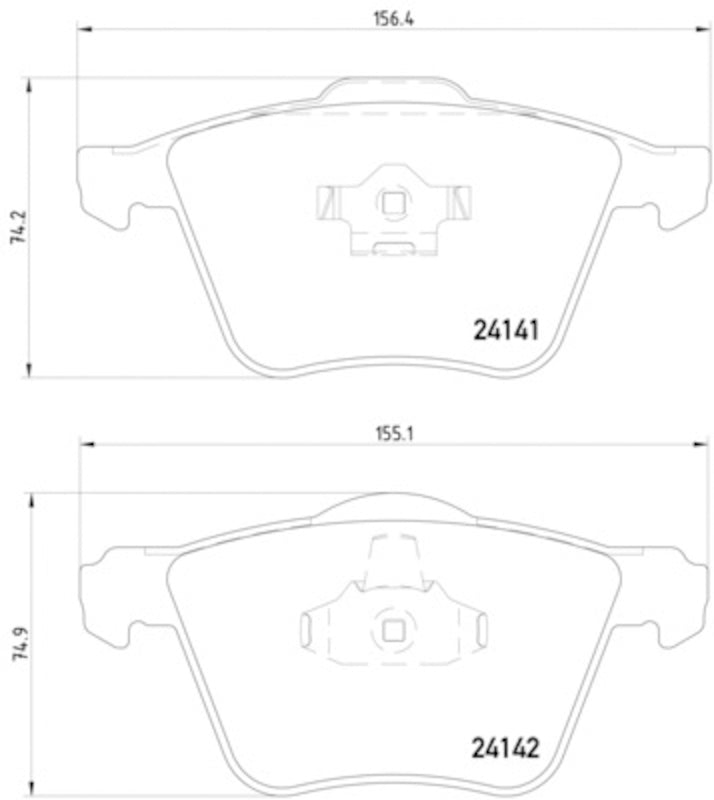 Hella Pagid Disc Brake Pad Set 355011721