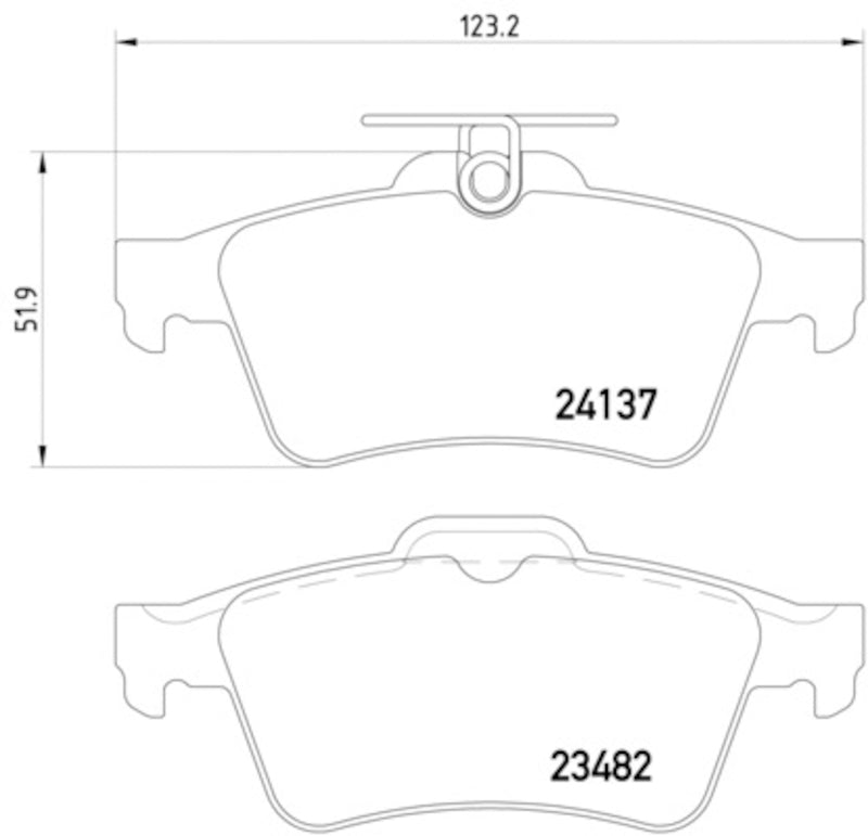 Hella Pagid Disc Brake Pad Set 355011731