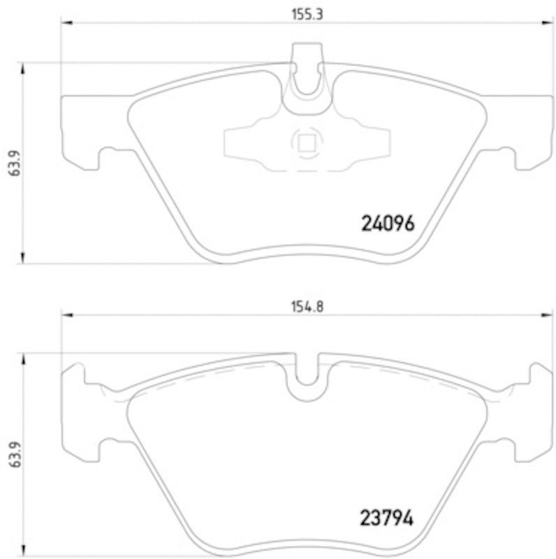 Hella Pagid Disc Brake Pad Set 355011941