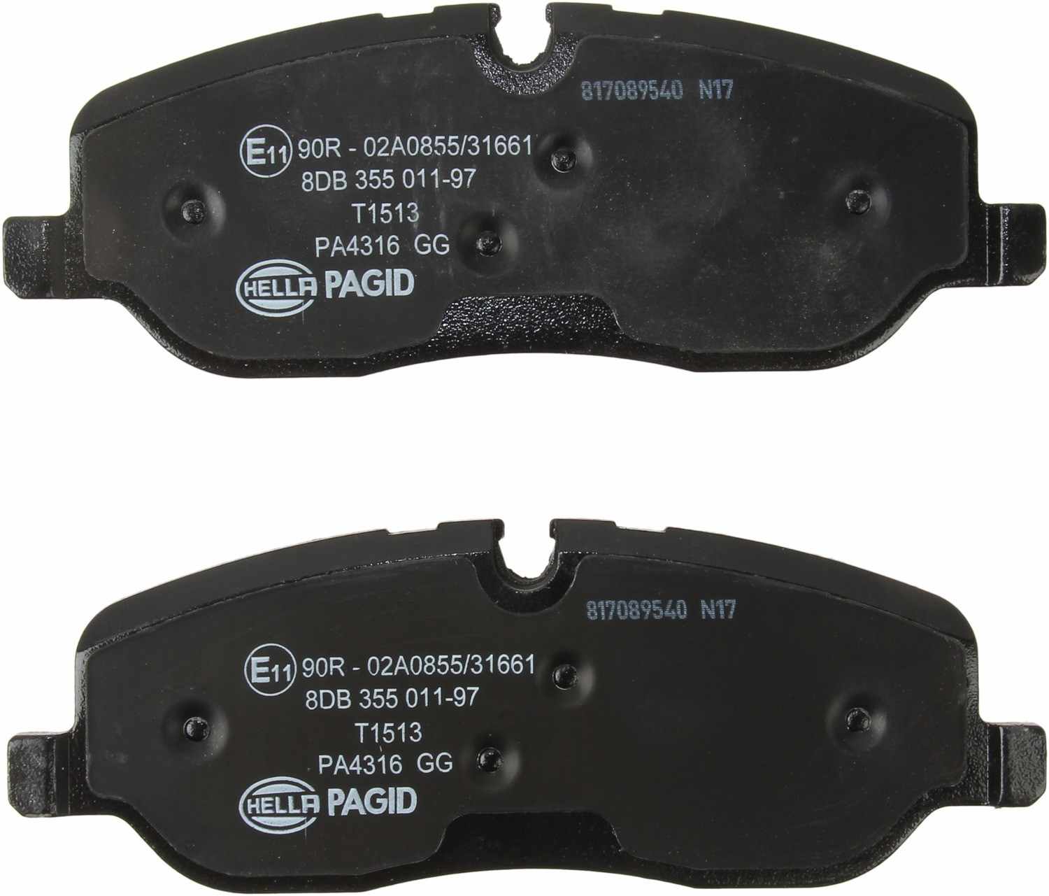 Hella Pagid Disc Brake Pad Set 355011971