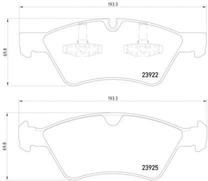 Hella Pagid Disc Brake Pad Set 355012011