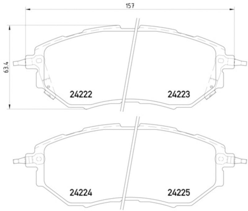 Hella Pagid Disc Brake Pad Set 355012031