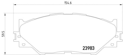 Hella Pagid Disc Brake Pad Set 355012241