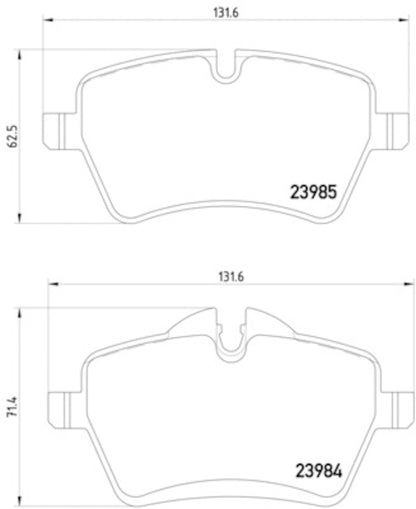 Hella Pagid Disc Brake Pad Set 355012341