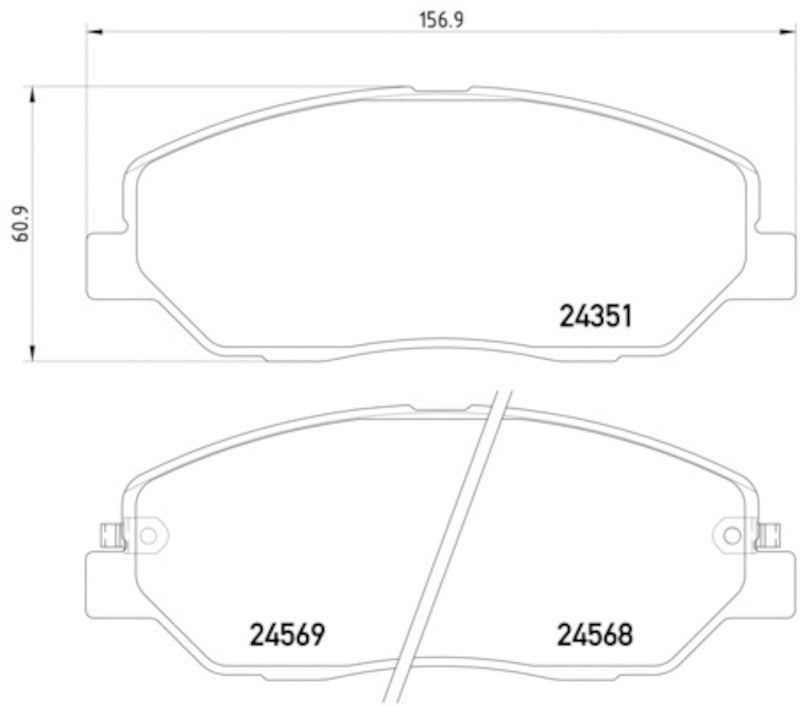 Hella Pagid Disc Brake Pad Set 355012371