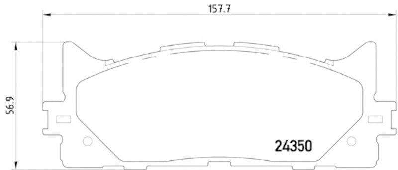 Hella Pagid Disc Brake Pad Set 355012401