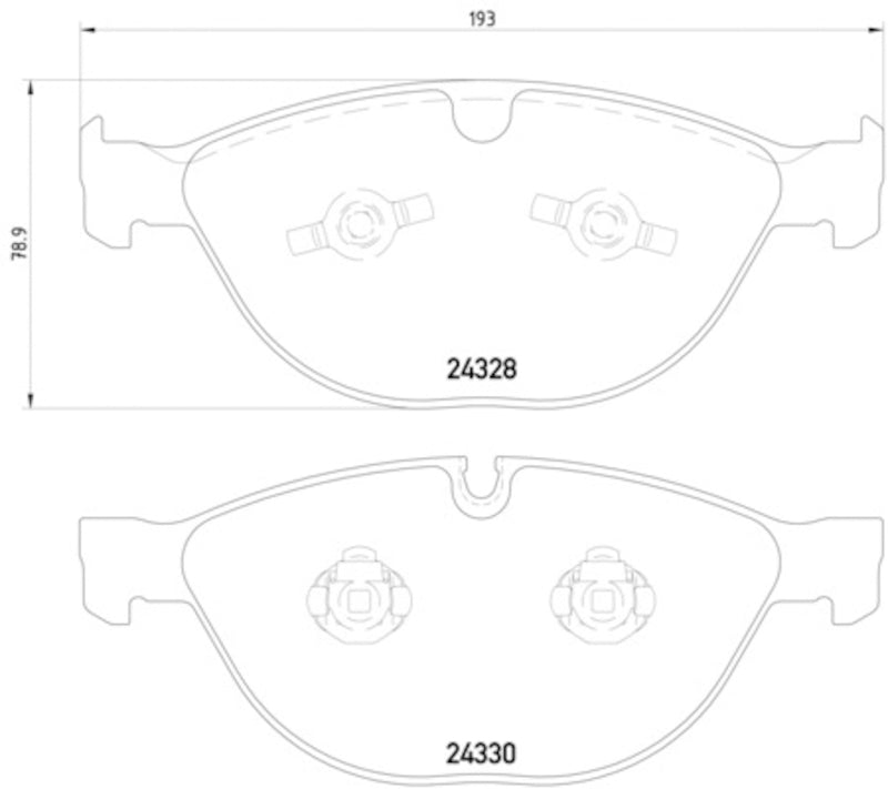 Hella Pagid Disc Brake Pad Set 355012521