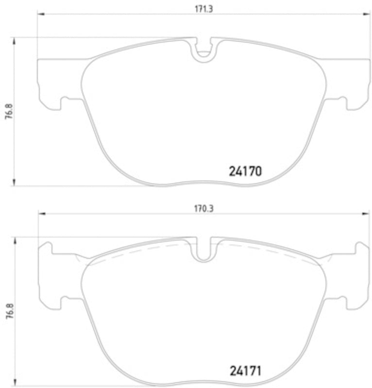 Hella Pagid Disc Brake Pad Set 355012541