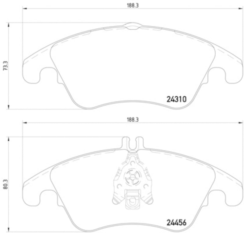 Hella Pagid Disc Brake Pad Set 355012621