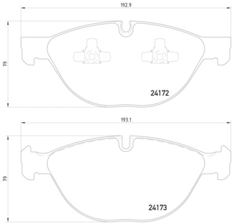 Hella Pagid Disc Brake Pad Set 355012661