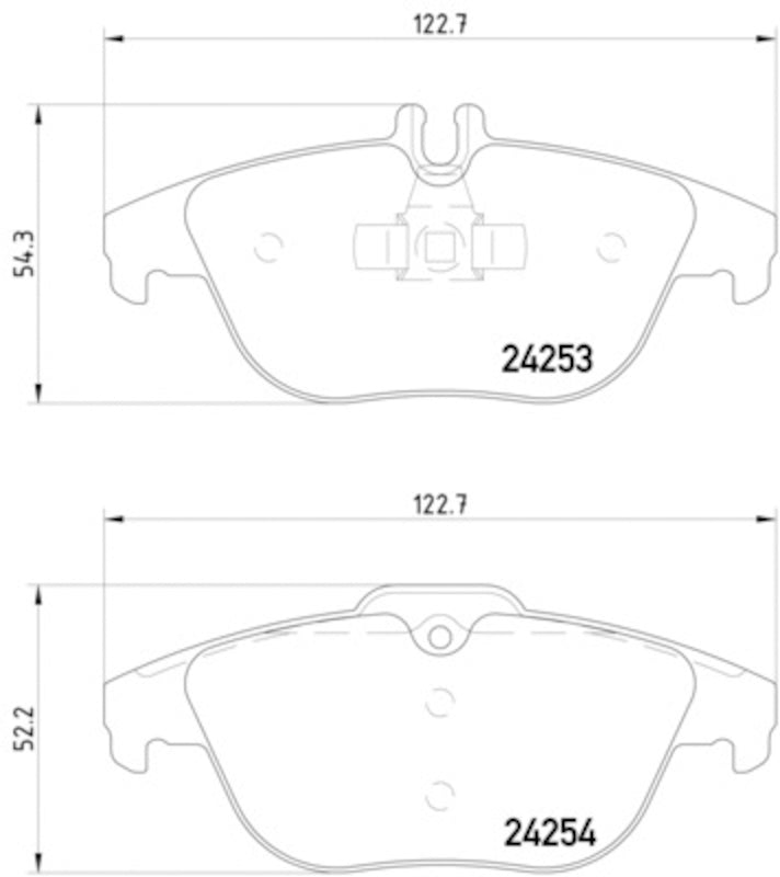 Hella Pagid Disc Brake Pad Set 355012741