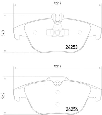 Hella Pagid Disc Brake Pad Set 355012741