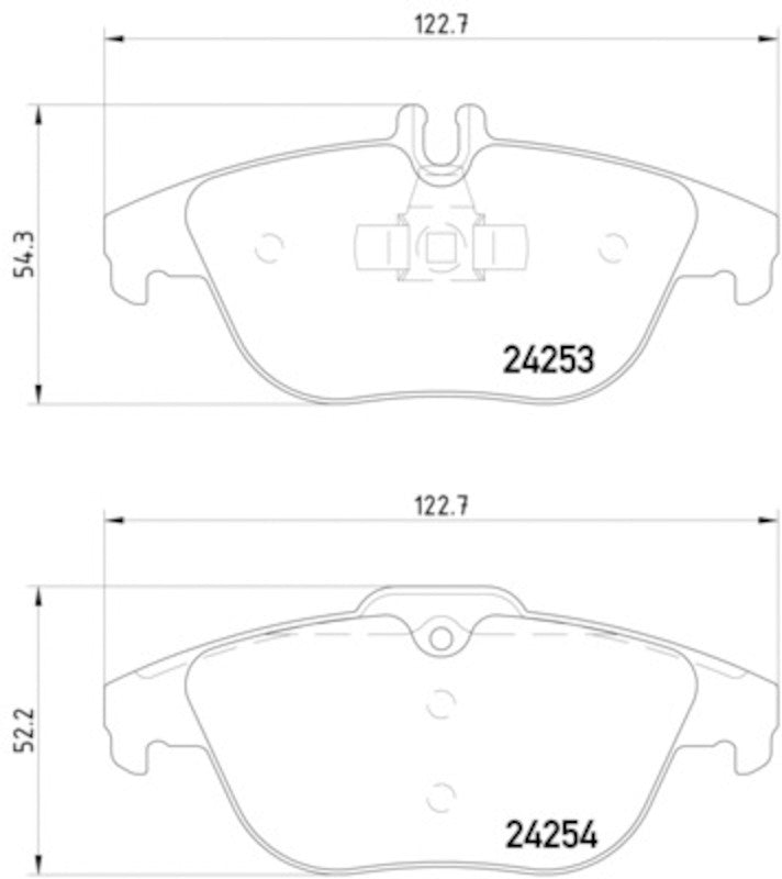 Hella Pagid Disc Brake Pad Set 355012741