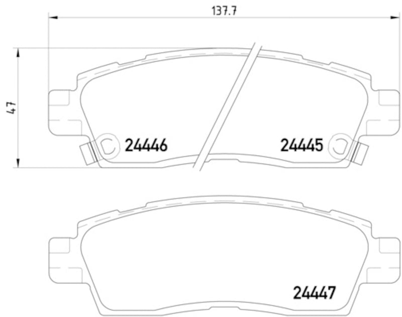 Hella Pagid Disc Brake Pad Set 355012821