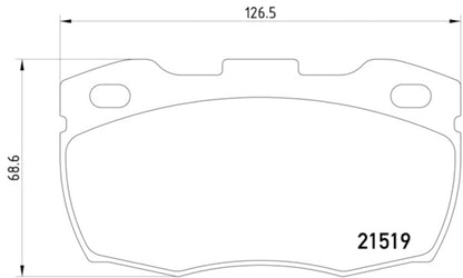 Hella Pagid Disc Brake Pad Set 355012871