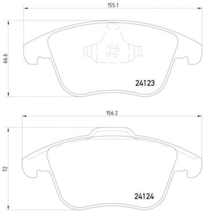 Hella Pagid Disc Brake Pad Set 355012891