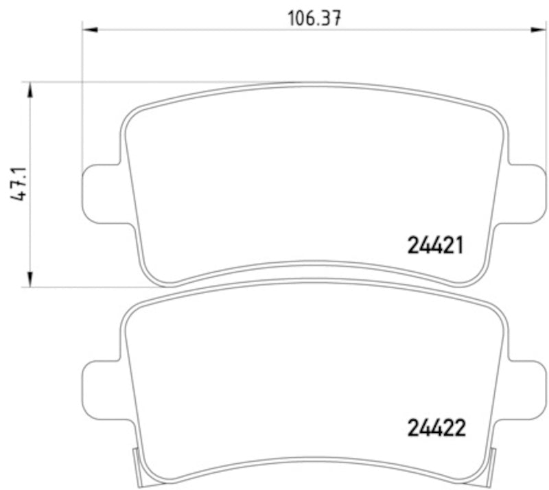 Hella Pagid Disc Brake Pad Set 355012991