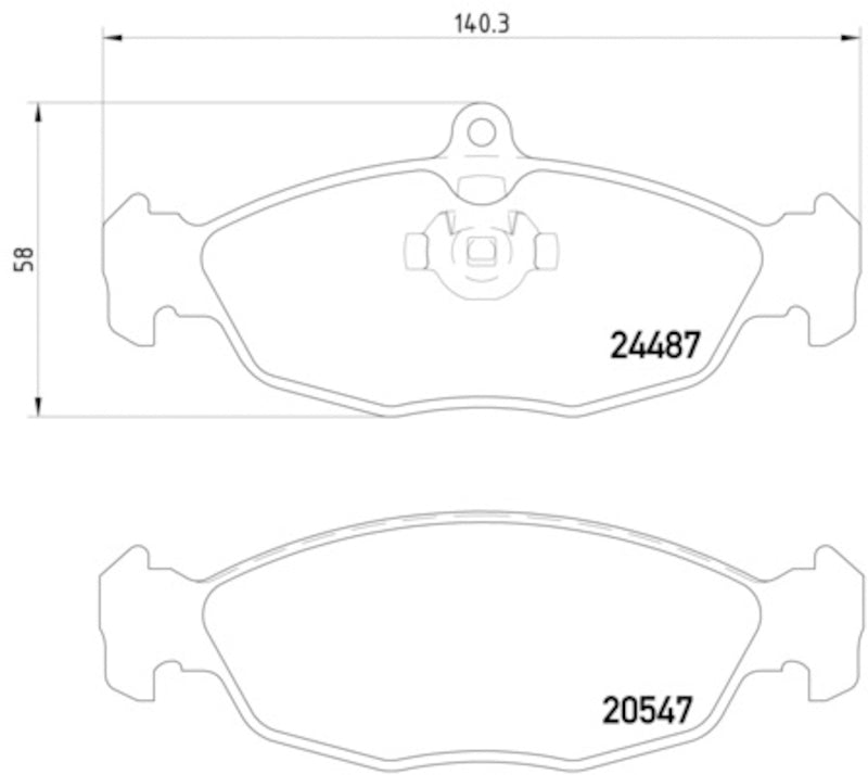 Hella Pagid Disc Brake Pad Set 355013031