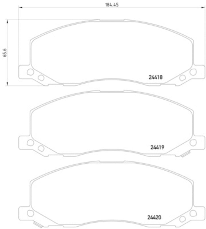 Hella Pagid Disc Brake Pad Set 355013061
