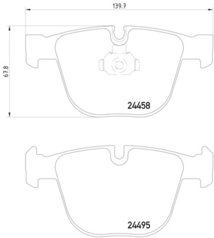 Hella Pagid Disc Brake Pad Set 355013171