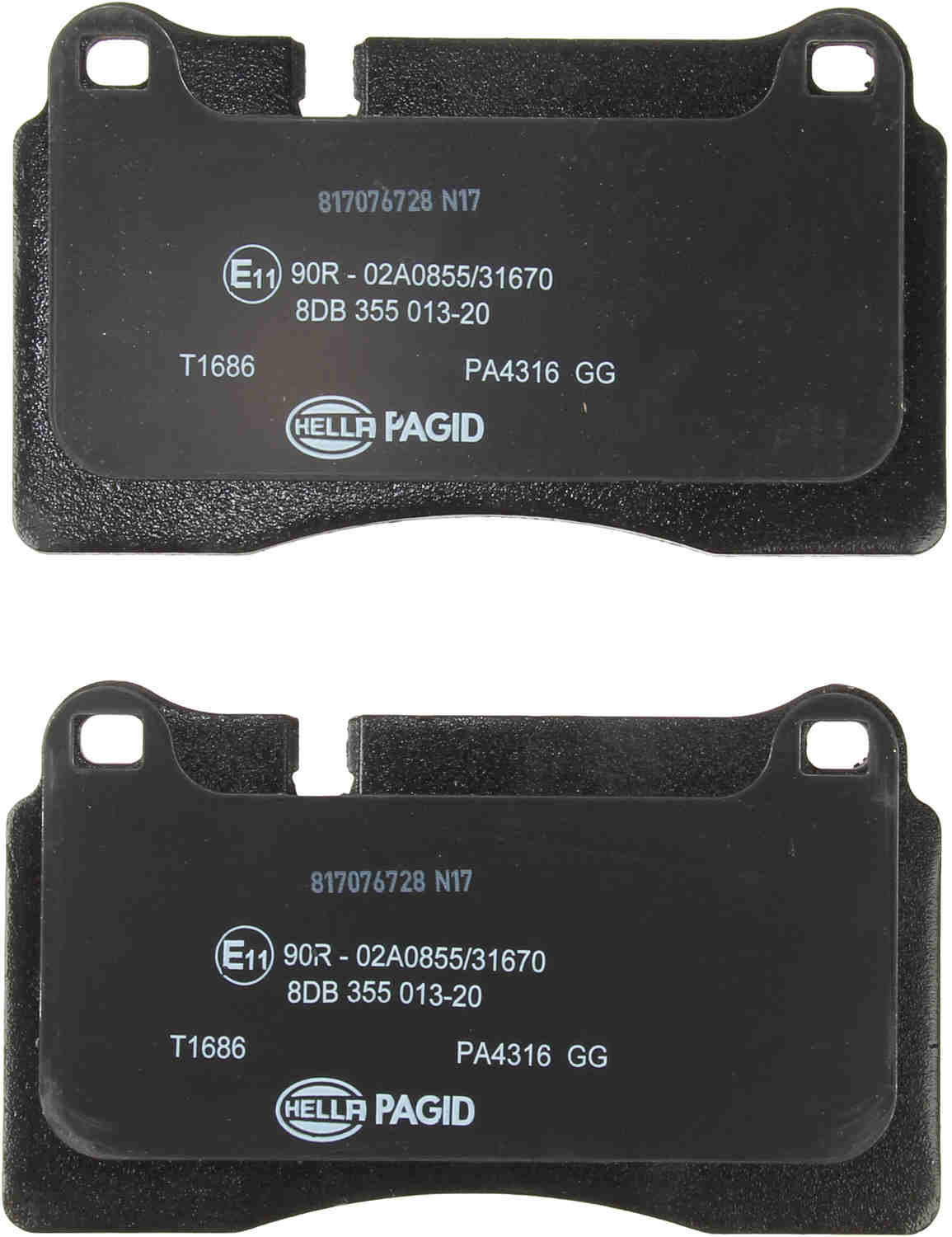 Hella Pagid Disc Brake Pad Set 355013201