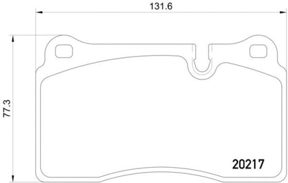 Hella Pagid Disc Brake Pad Set 355013201