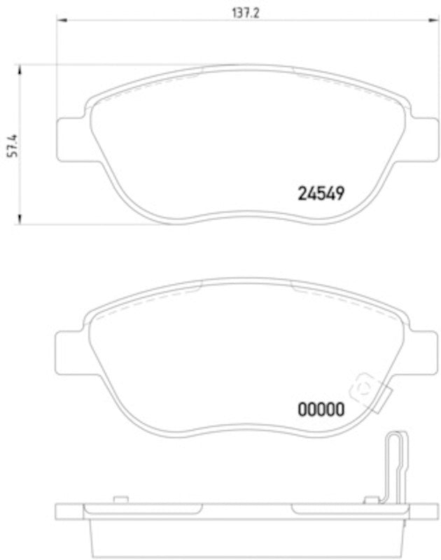 Hella Pagid Disc Brake Pad Set 355013371