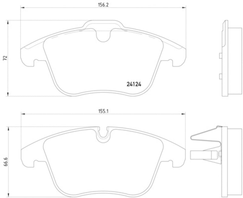 Hella Pagid Disc Brake Pad Set 355013621