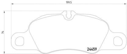 Hella Pagid Disc Brake Pad Set 355013801