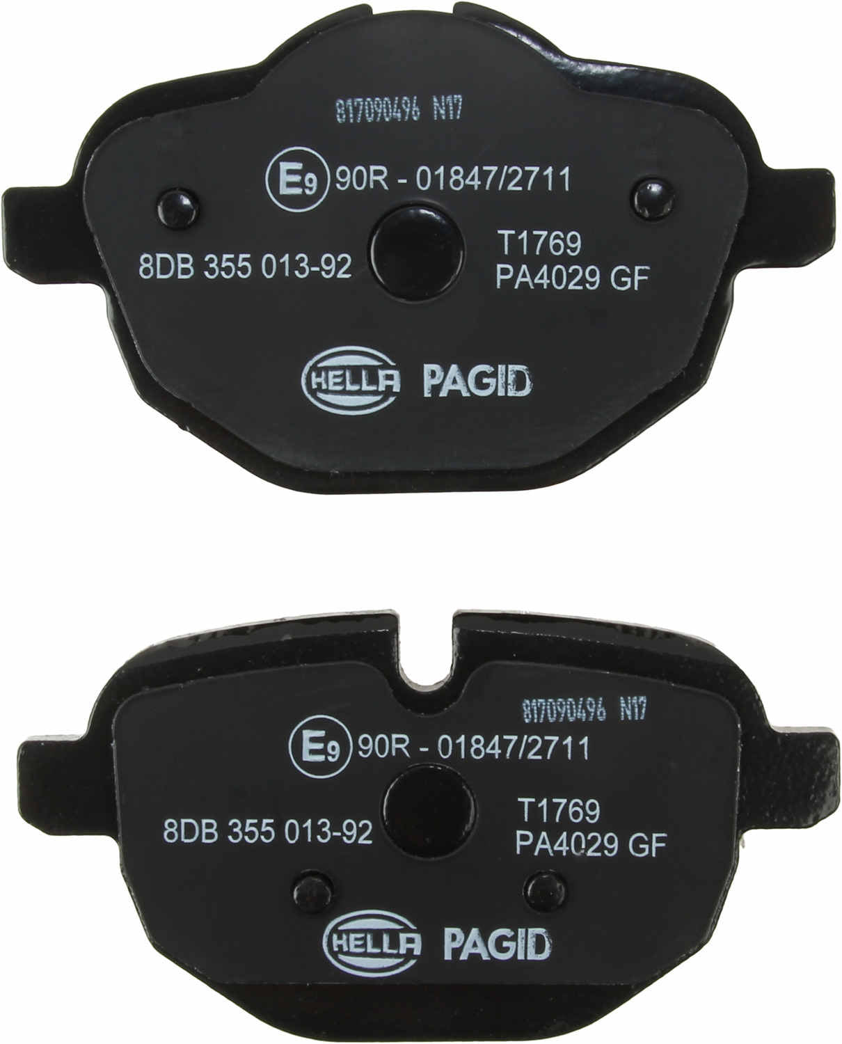 Hella Pagid Disc Brake Pad Set 355013921