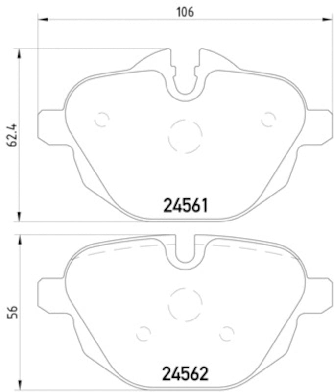 Hella Pagid Disc Brake Pad Set 355013921