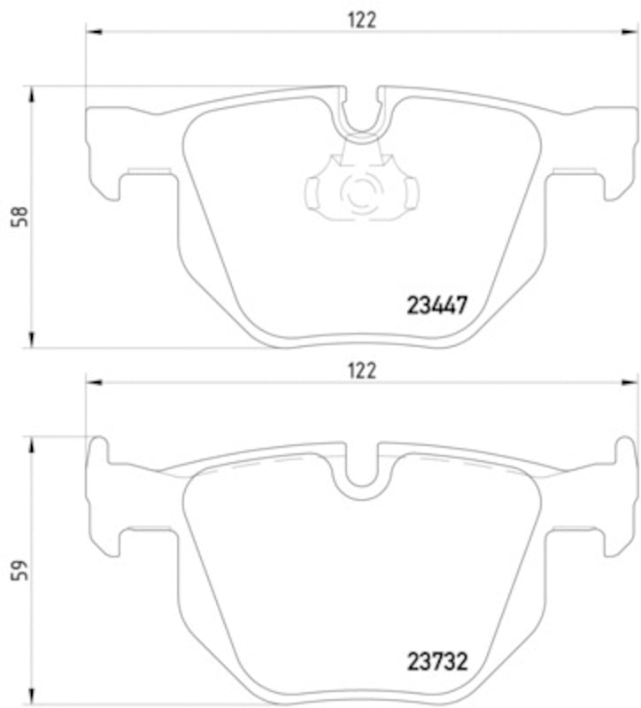 Hella Pagid Disc Brake Pad Set 355013941