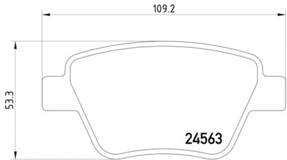 Hella Pagid Disc Brake Pad Set 355014021