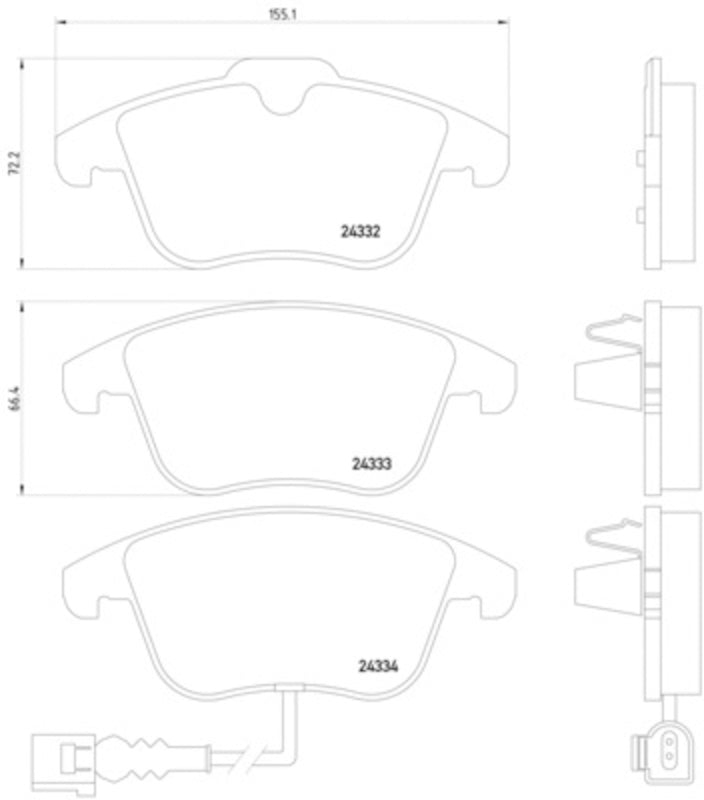 Pagid Disc Brake Pad