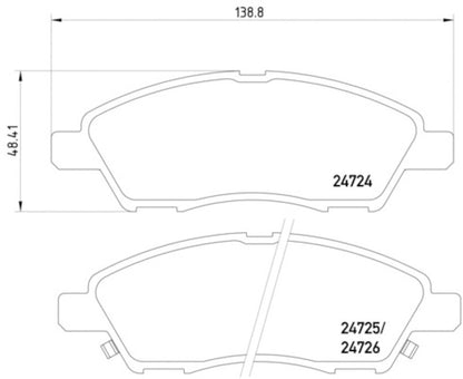 Hella Pagid Disc Brake Pad Set 355014071