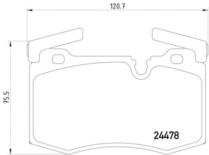 Hella Pagid Disc Brake Pad Set 355014111