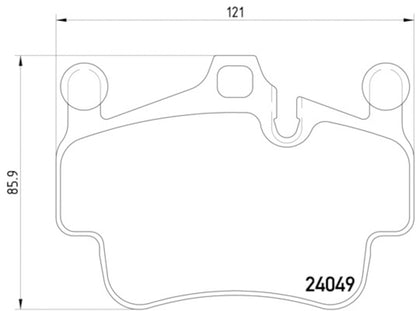 Hella Pagid Disc Brake Pad Set 355014161
