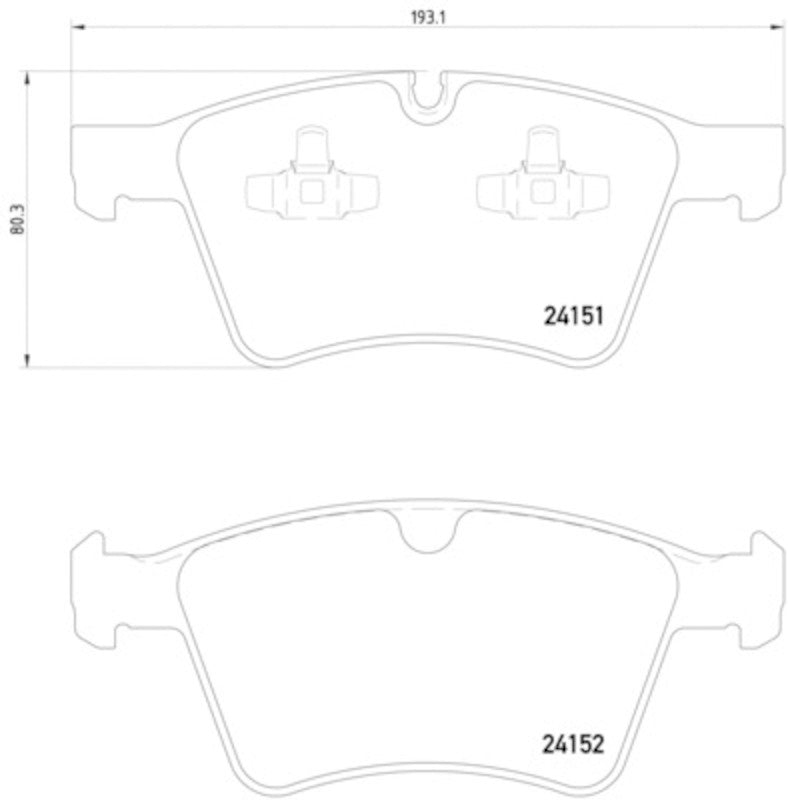 Hella Pagid Disc Brake Pad Set 355014191