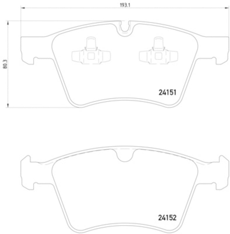 Hella Pagid Disc Brake Pad Set 355014191