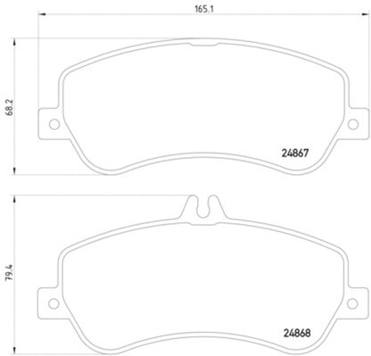 Hella Pagid Disc Brake Pad Set 355014221
