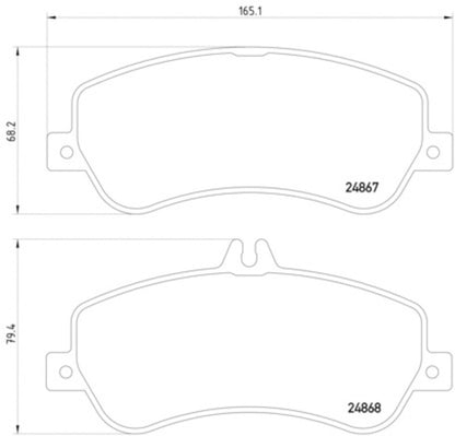 Hella Pagid Disc Brake Pad Set 355014221