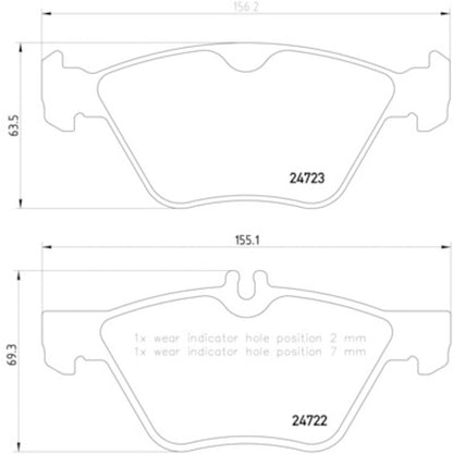 Hella Pagid Disc Brake Pad Set 355014291