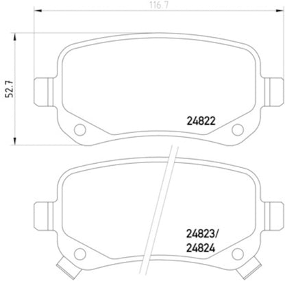 Hella Pagid Disc Brake Pad Set 355014331